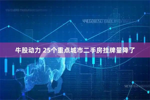 牛股动力 25个重点城市二手房挂牌量降了